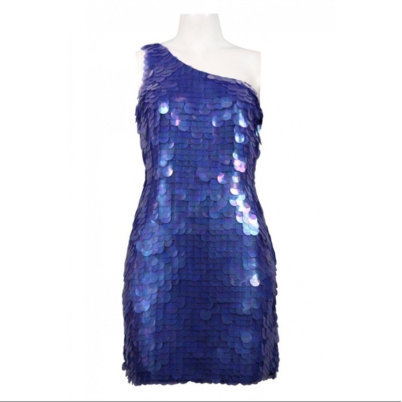 Adrianna Papell Dresses & Skirts - Adrianna Papell one shoulder disco dress